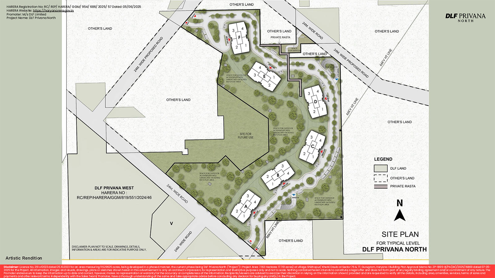 DLF Privana North Master Plan